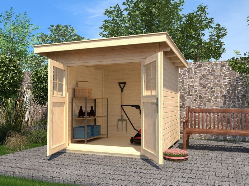 Weka Gartenhaus 179 Größe 1 naturbelassen