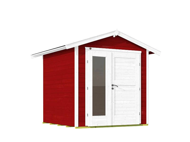 Weka Gartenhaus 224 A Gr. 1 schwedenrot - Image 3