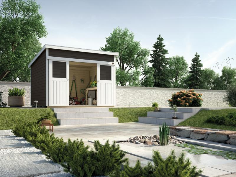 Weka Gartenhaus 225 Größe 2 anthrazit - Image 2