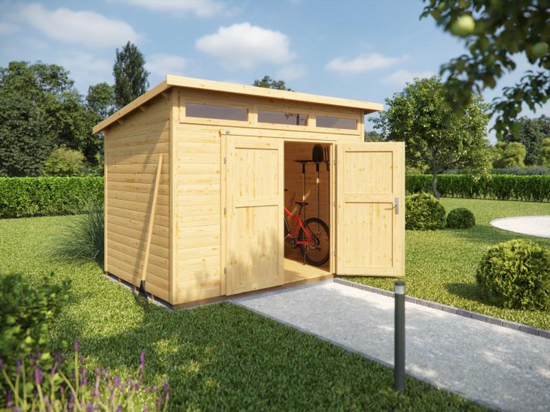 Weka Gartenhaus 264 Gr. 4 21 mm natur
