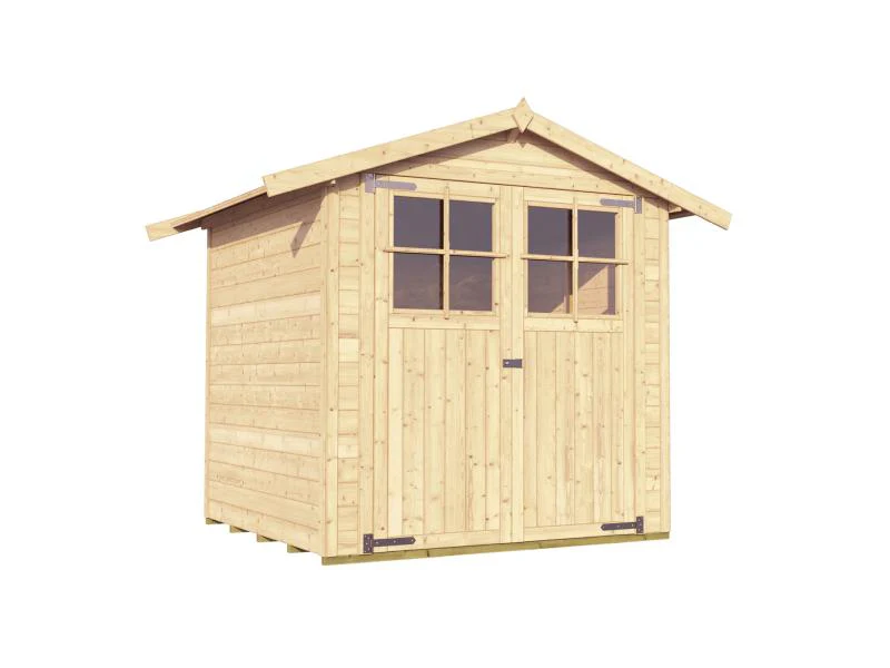 Weka Gartenhaus 316 Größe 1 mit Doppeltür natur - Image 2