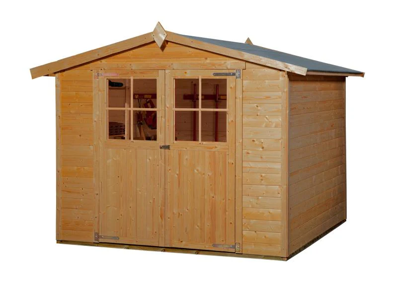 Weka Gartenhaus 316 Größe 3 mit Doppeltür Eiche hell - Image 2