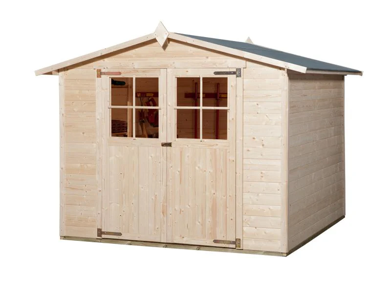 Weka Gartenhaus 316 Größe 5 mit Doppeltür natur - Image 3