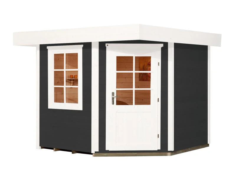 Weka Gartenhaus 5-Eck-Haus 213 Gr 1 anthrazit - Image 3
