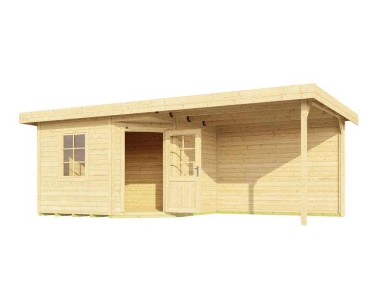 Weka Gartenhaus 5-Eck-Haus 213 Gr 1 natur Anbau 300 cm - Image 2