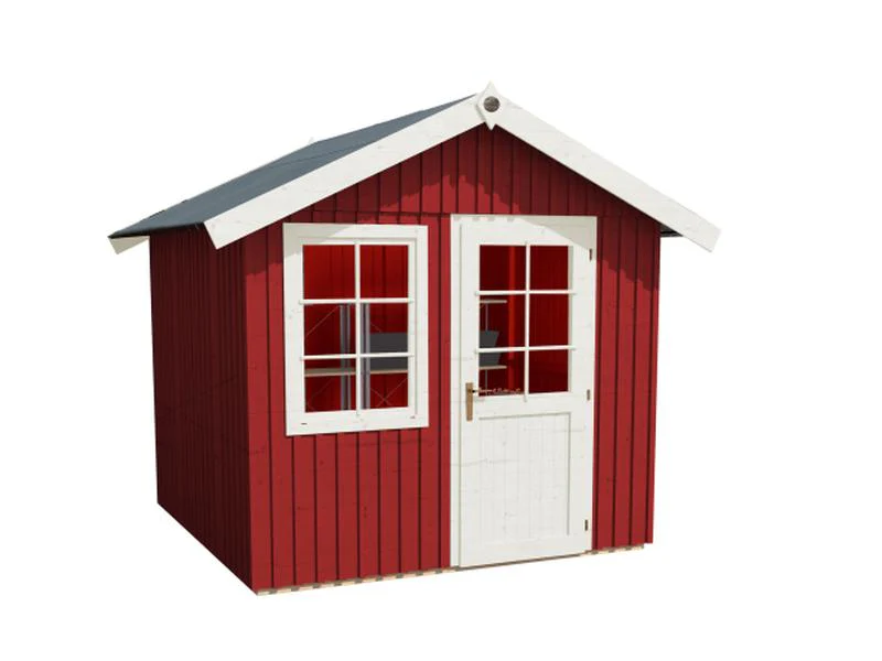 Weka Gartenhaus Schwedenhaus 410 Gr. 1 schwedenrot - Image 2