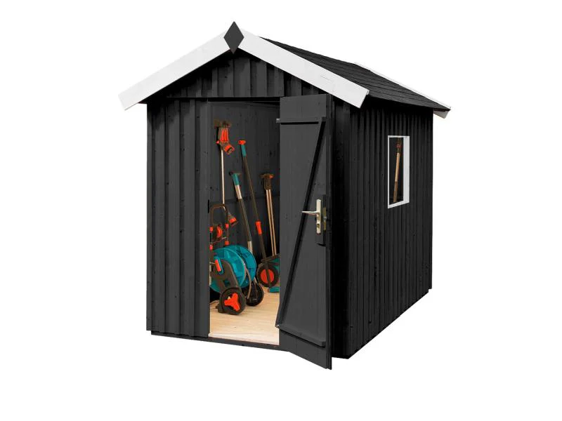 Weka Gartenhaus Schwedenhaus Größe 2 anthrazit - Image 2