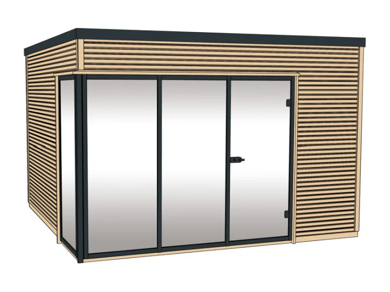 Weka Gartenhaus wekaLine 412 Größe 1 45 mm Premium - Image 5