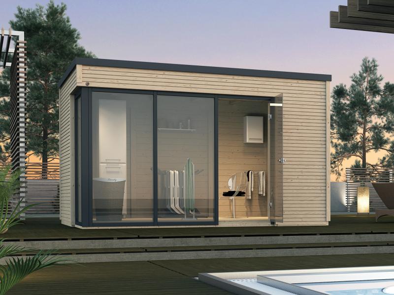 Weka Gartenhaus wekaLine 412 Größe 2 45 mm Premium
