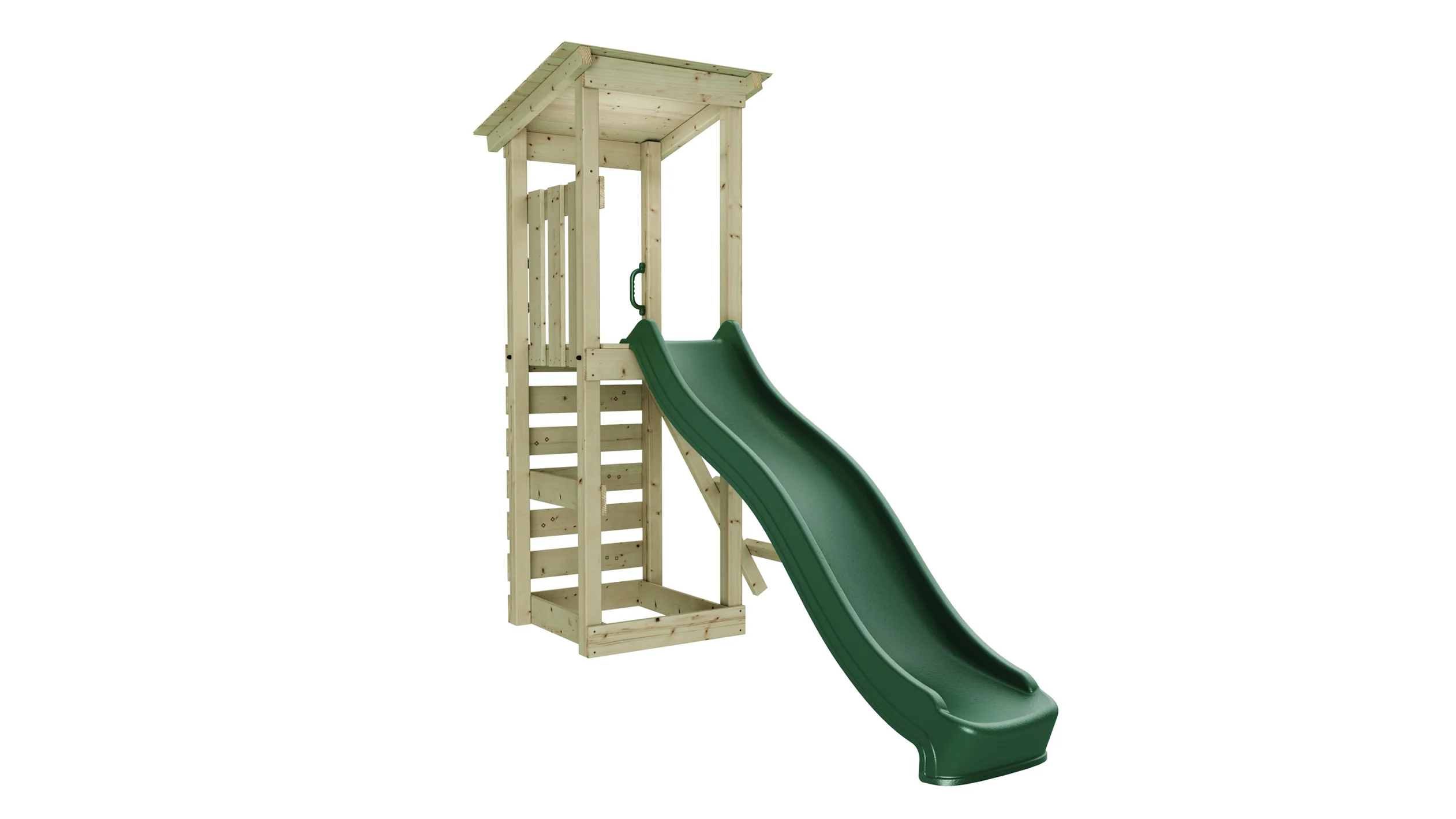 Weka Kinderspielturm Nizza inkl. Rutsche und Kletterwand - Image 2