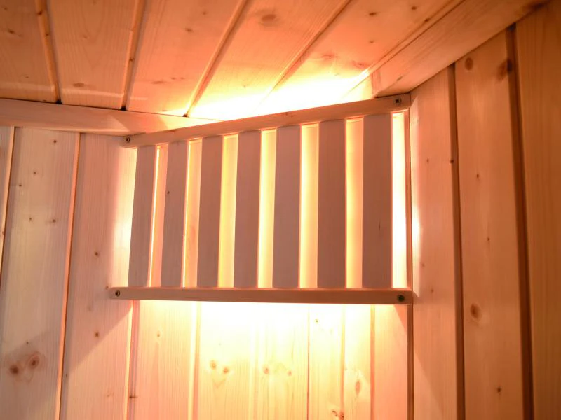 Weka Massivholz-Elementsauna Laukkala 1 GT, inkl. 4,5 kW Bioofen digitale Steuerung (BioS), mit Saun - Image 6