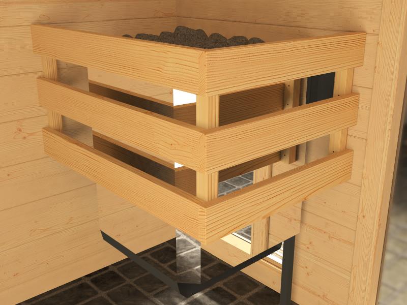 Weka Massivholzsauna 38 mm Valida 3 GT - Image 4
