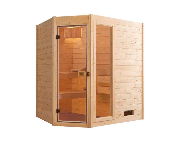 Weka Massivholzsauna 38 mm VALIDA Eck 1 GTF - Image 2