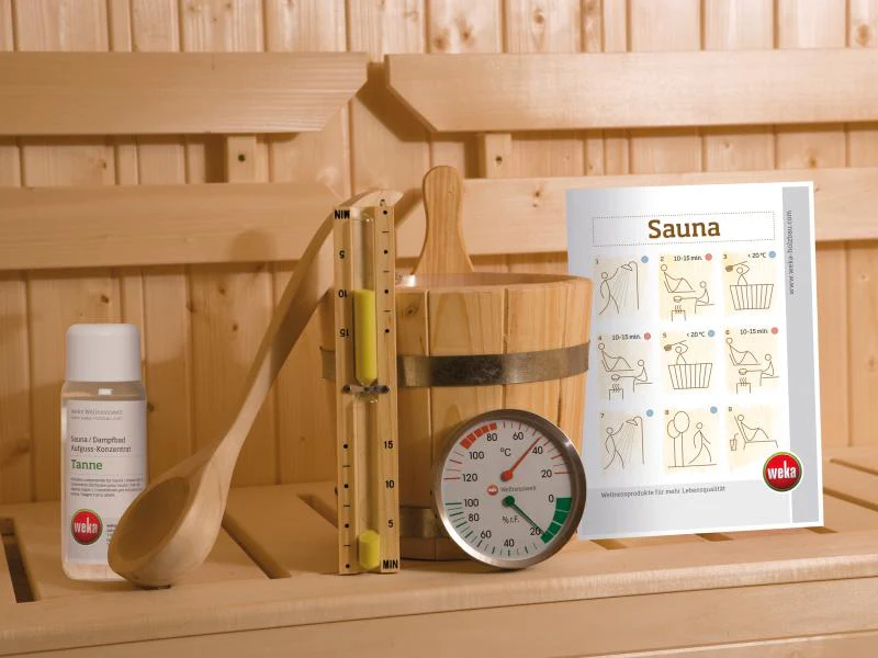 Weka Massivholzsauna 38 mm VALIDA Eck 1 GTF - Image 8