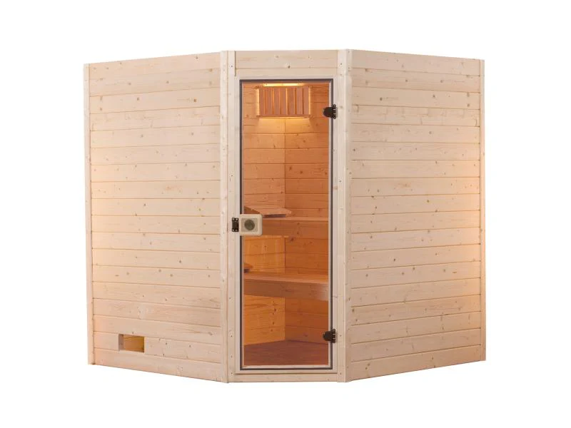 Weka Massivholzsauna 38 mm Valida Eck 2 GT - Image 3