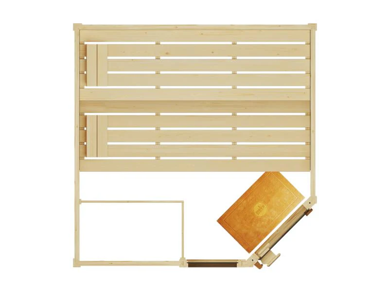 Weka Massivholzsauna 38 mm Valida Eck 2 GTF - Image 6