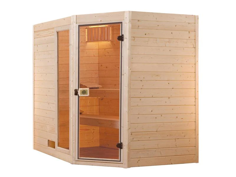 Weka Massivholzsauna 38 mm Valida Eck 3 GTF - Image 3
