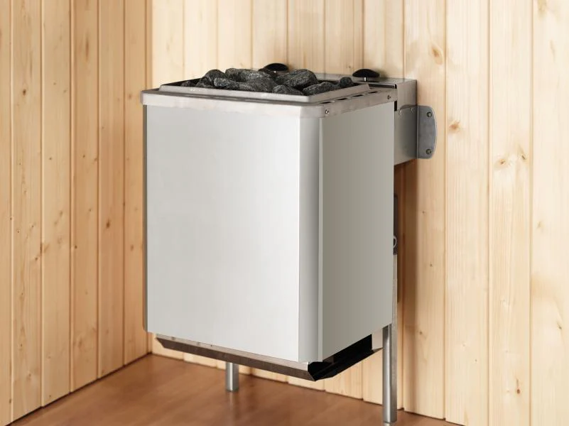 Weka Massivholzsauna Valida 3 GT, inkl. 5,4 kW Ofen Kompakt integr. Steuerng, Ganzglastür - Image 4