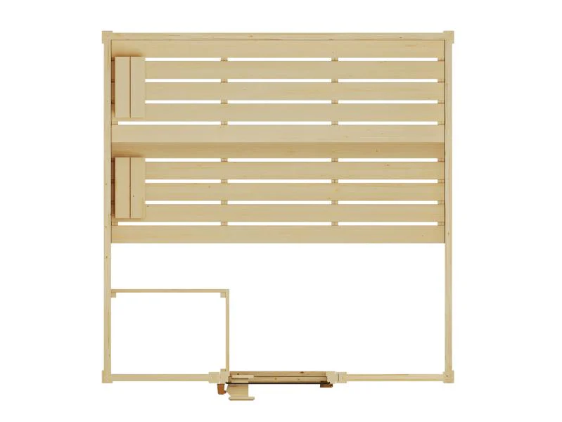 Weka Massivholzsauna Valida 3 GT, inkl. 7,5 kW Ofen digitale Steuerng (OS), Ganzglastür - Image 6