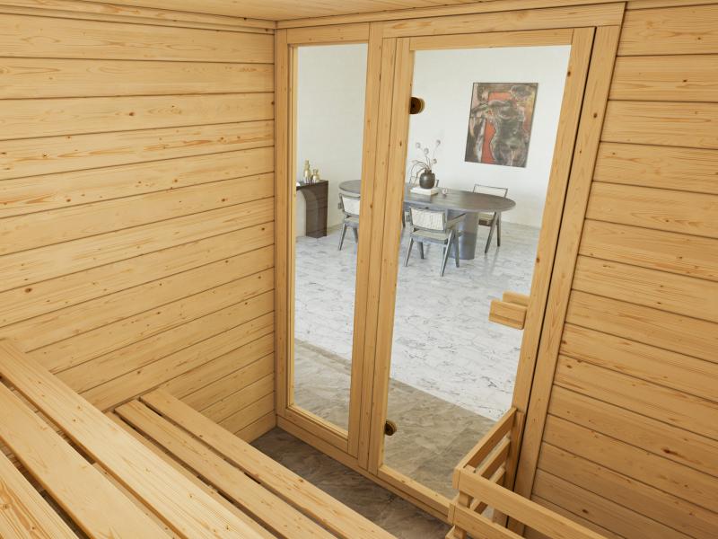 Weka Massivholzsauna Valida 3 GTF - Image 4