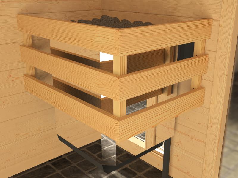 Weka Massivholzsauna Valida 3 GTF - Image 8
