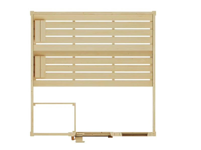 Weka Massivholzsauna Valida 3 GTF, inkl. 5,4 kW Ofen Kompakt integr. Steuerng, Ganzglastür und Fenst - Image 9
