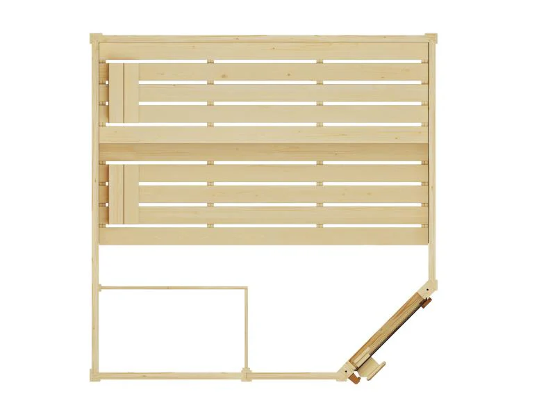 Weka Massivholzsauna Valida Eck 1,8 GT, inkl. 5,4 kW Ofen Kompakt integr. Steuerung - Image 6