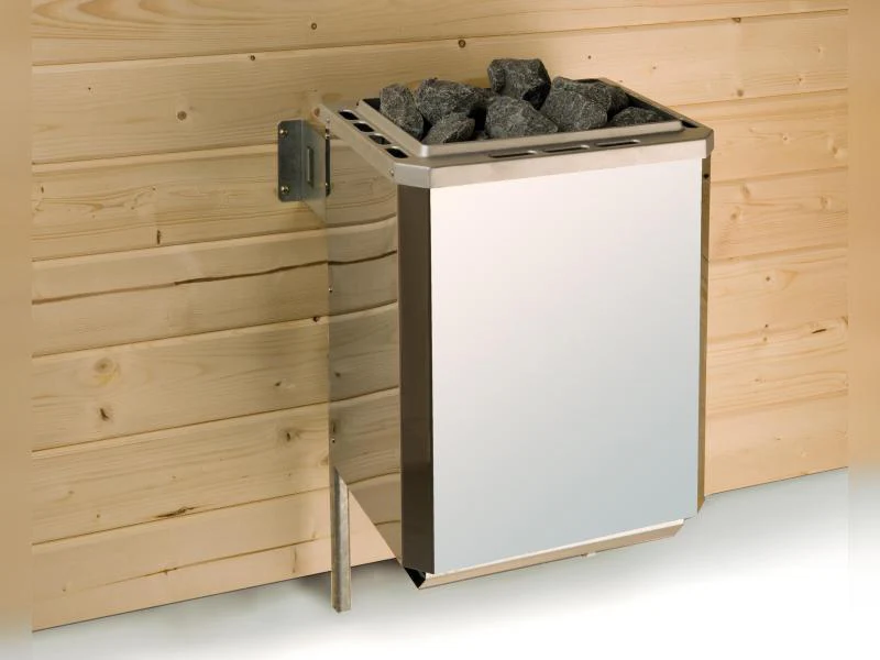 Weka Massivholzsauna Valida Eck 2 GT, inkl. 7,5 kW Ofen mit digitaler Steuerung (OS), Ganzglastür - Image 4
