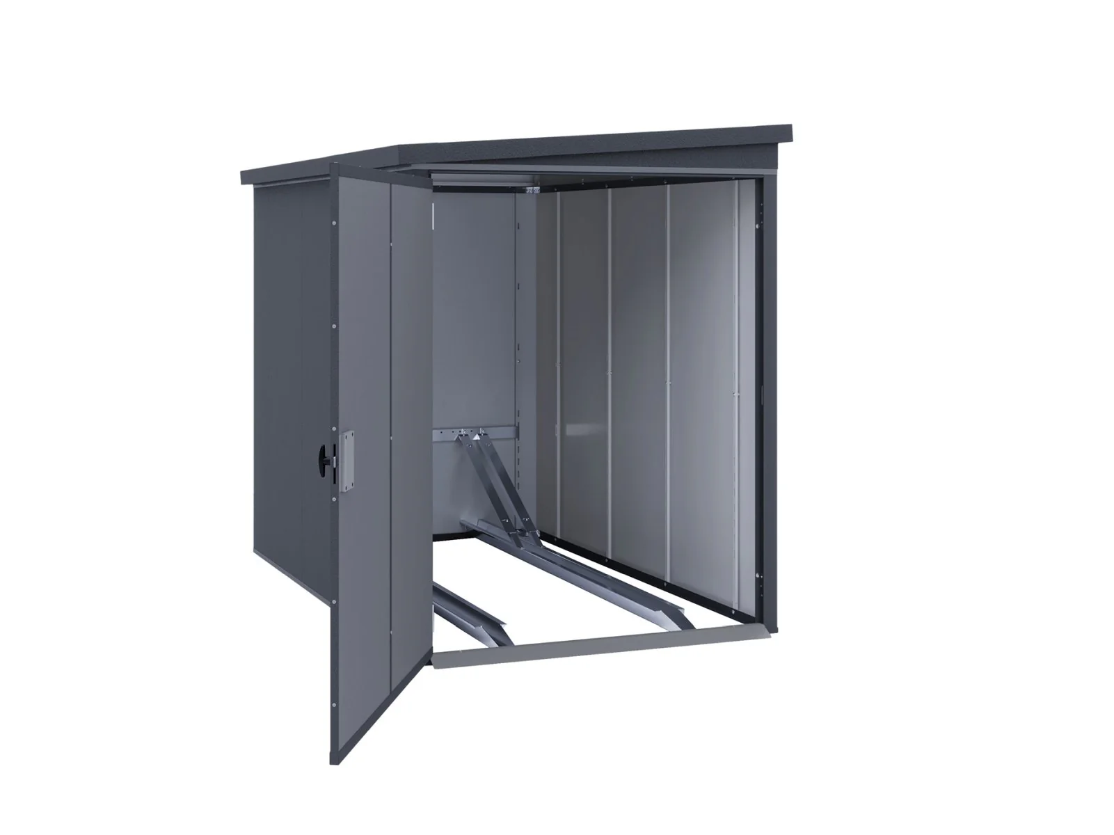 Weka Metall-Bikebox Gary, Anthrazit - Image 4