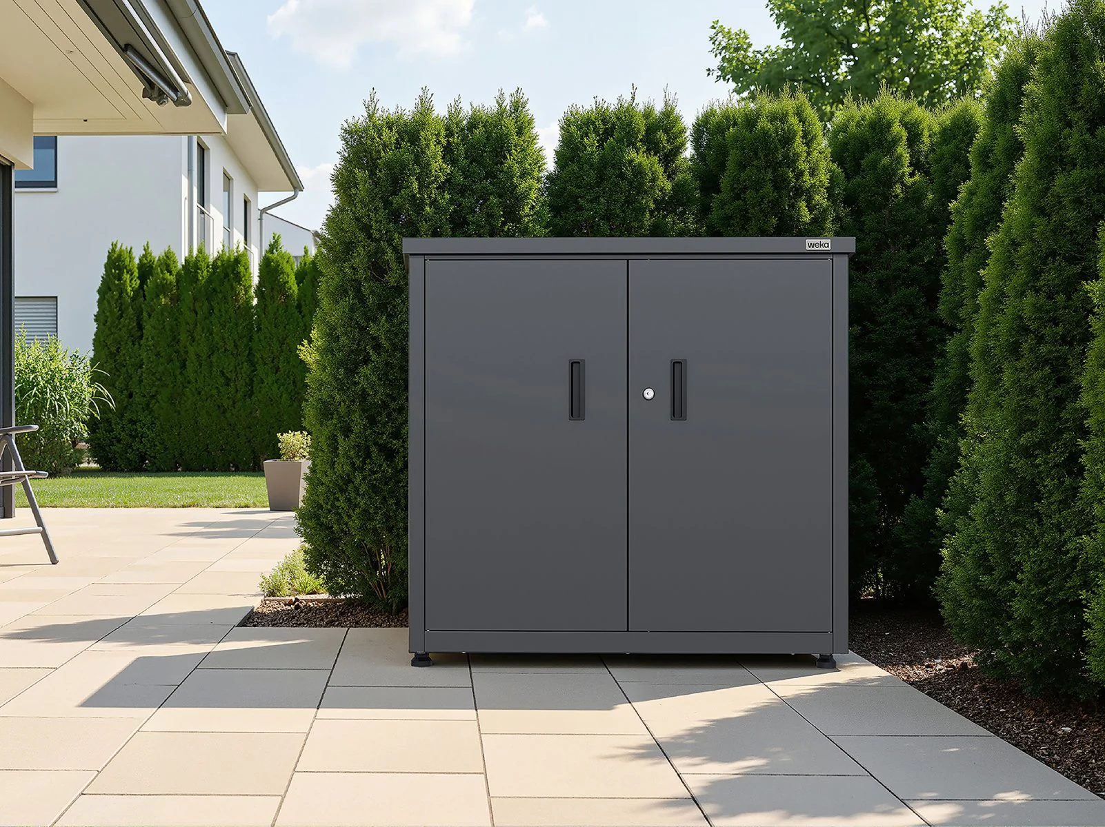 Weka Metall-Terrassenbox Gary 220 L
