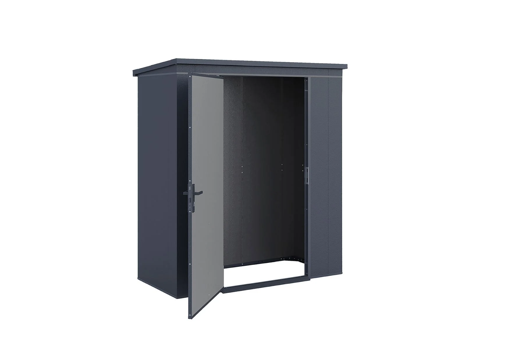 Weka Metallgerätehaus Gary 187 x 87cm - anthrazit - Image 9
