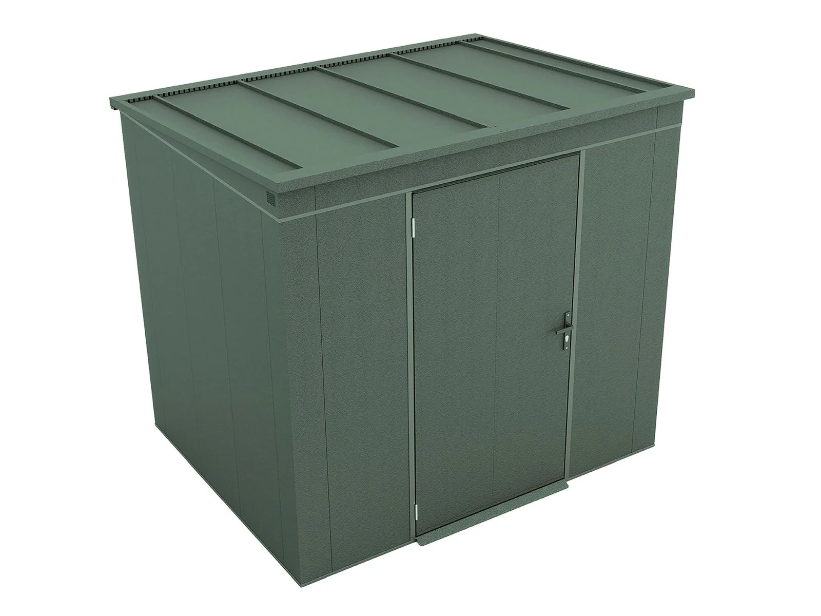 Weka Metallgerätehaus Gary 237x187 cm - grün - Image 11