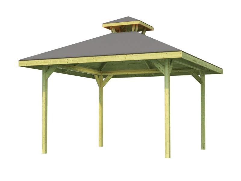 Weka Pavillon Gartenoase 651 Gr. 3 Massivholz - Image 2