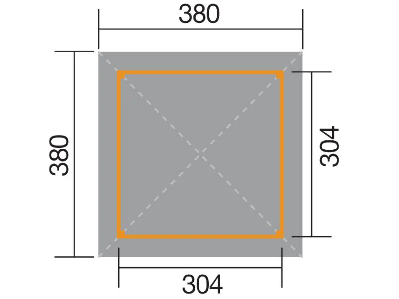 Weka Pavillon Gartenoase 651 Gr. 3 Massivholz - Image 3