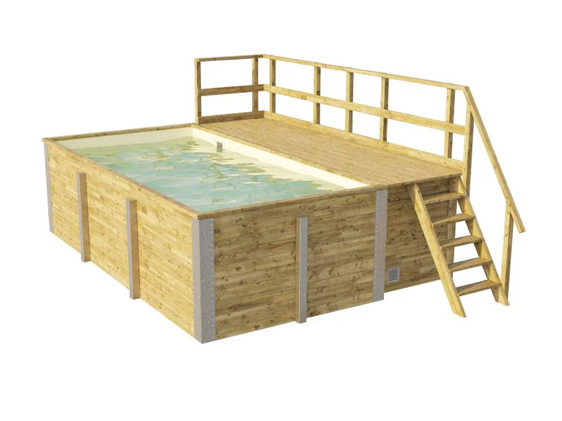 Weka Pool 595 Gr. 1 Folie sand inkl. Sandfilteranlage und Technikraum - Image 5