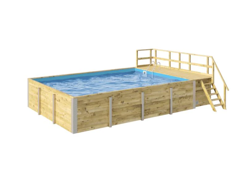 Weka Pool 595 Gr. 2 Folie blau inkl. Sandfilteranlage und Technikraum - Image 4