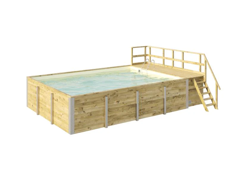 Weka Pool 595 Gr. 2 Folie sand  inkl. Sandfilteranlage und Technikraum - Image 4