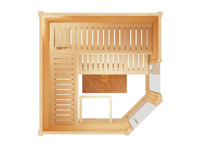 Weka Premium Massivholzsauna Cubilis 2 GTF - inklusive Montage und Lieferung - Image 6