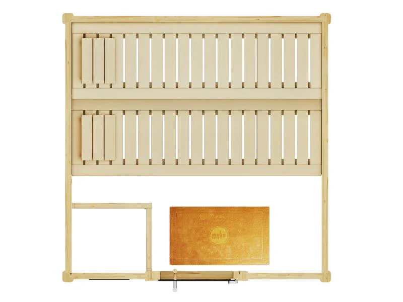 Weka Premium Sauna Bergen 2, inkl. Sparset mit 7,5 kW Bios inkl. Steuerung, Ganzglastür - Image 3