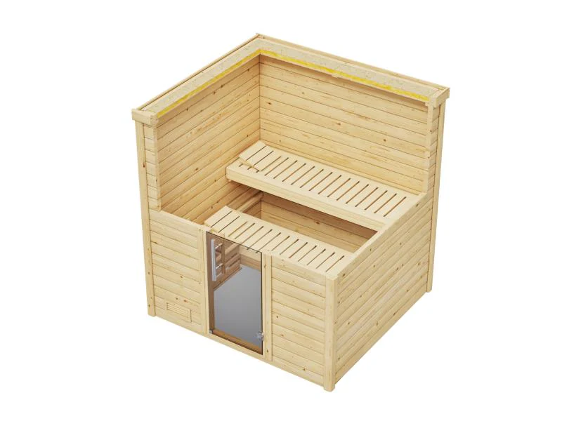 Weka Sauna Bergen Gr. 1,8 GT, inkl. 5,4 Ofen Kompakt integr. Steuerung - Image 5