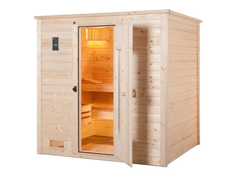 Weka Sauna Bergen Gr.1,8 inkl. 7,5 kW BioS - Image 2