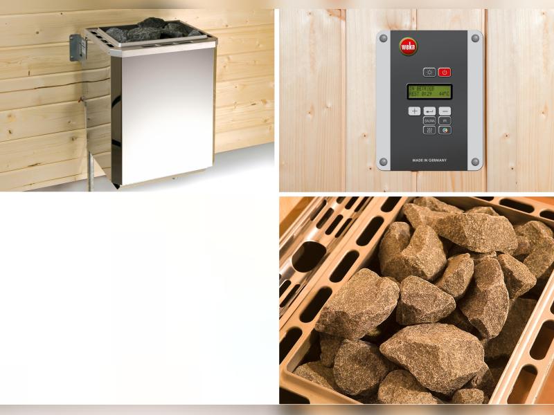 Weka Sauna Bergen Gr.1,8 inkl. 7,5 kW BioS - Image 5