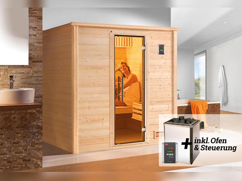Weka Sauna Bergen Gr.1 inkl. 7,5 kW OS