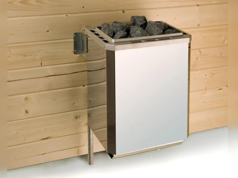 Weka Sauna Bergen Gr. 3 GTF, inkl. 9 kW Ofen digitale Steuerung (OS), mit Fenster - Image 4