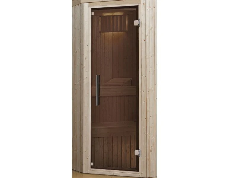 Weka Sauna Ganzglastür in Graphit-Optik - Image 2