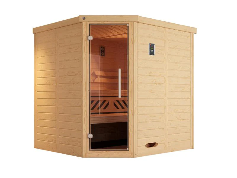 Weka Sauna Kemi Eck Gr. 2 inkl. 7,5 kW BioS - Image 2