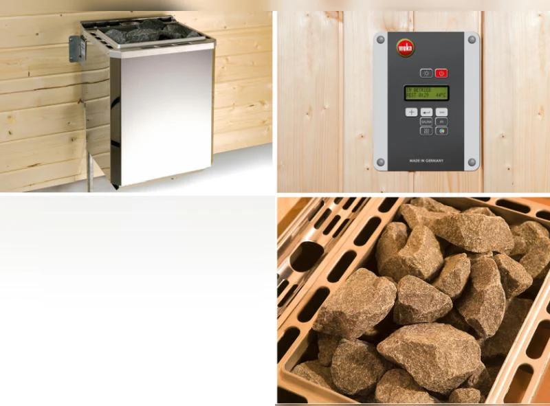 Weka Sauna Kemi Eck Gr. 2 inkl. 7,5 kW BioS - Image 5