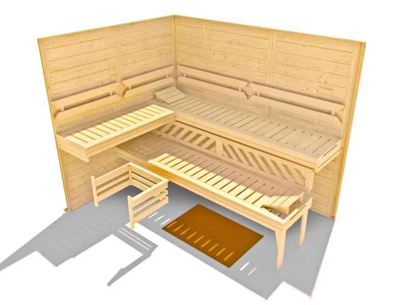 Weka Sauna Kemi Gr.2 inkl. 7,5 kW BioS - Image 4