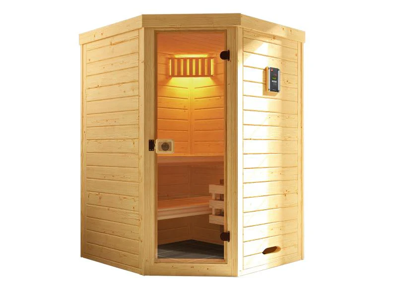 Weka Sauna Laukkala Gr.1 inkl. 3,6 kW OS inkl. Saunaleuchten Set - Image 2