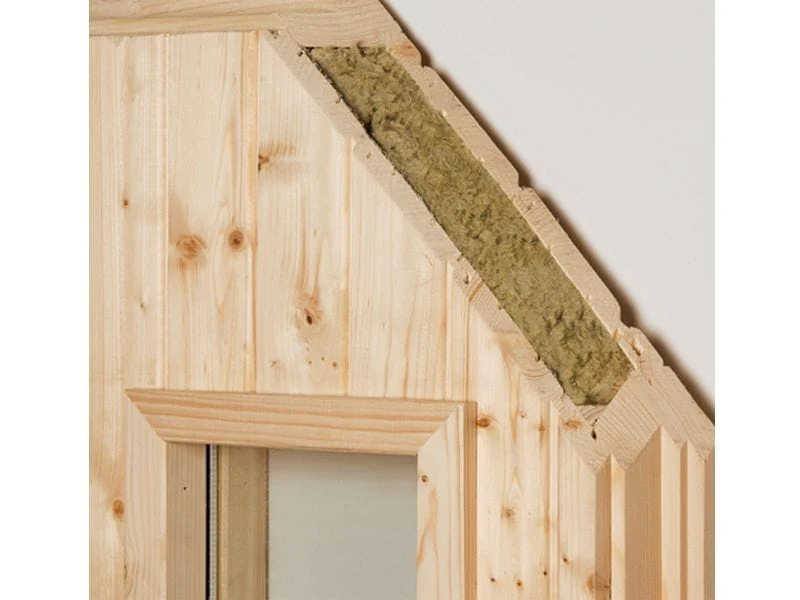 Weka Sauna Massivholztür isoliert, mit Glaseinsatz - Image 3